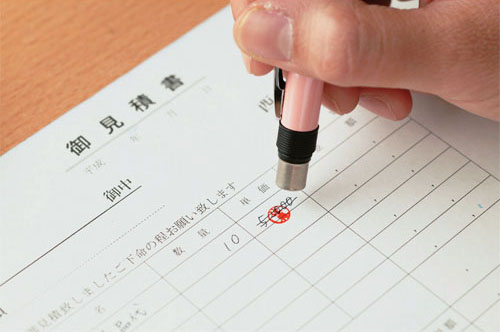 シャチハタ ネームペン6 訂正印のついたネームペン