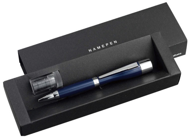 シャチハタ ネームペン ポケット シルバータイプ