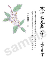 京都インバン寒中見舞いはがきパック絵柄