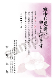 私製はがきを使用した寒中見舞いはがき印刷（903）