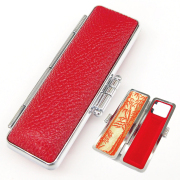 もみ皮赤ケース