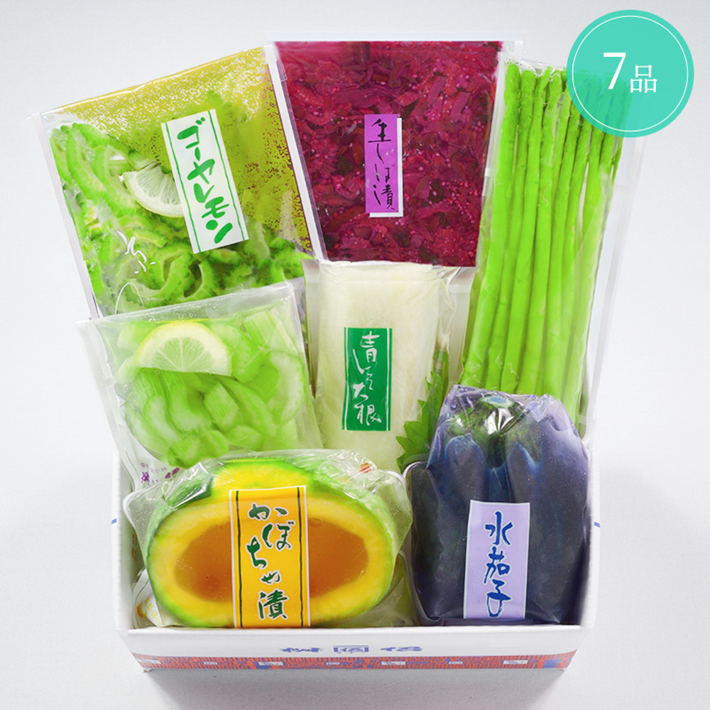 お中元、ギフトに彩鮮やかな夏のお漬物を贈る。NT-32