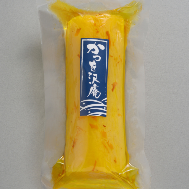 【今月の新着】昔ながらの沢庵に、鰹節の旨みを添えて。かつを沢庵【京つけもの「桝悟」ますご】
