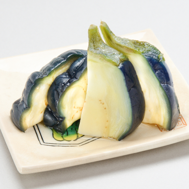 夏を代表する京野菜をさっぱりといただく。賀茂茄子【京つけもの　「桝悟」ますご】