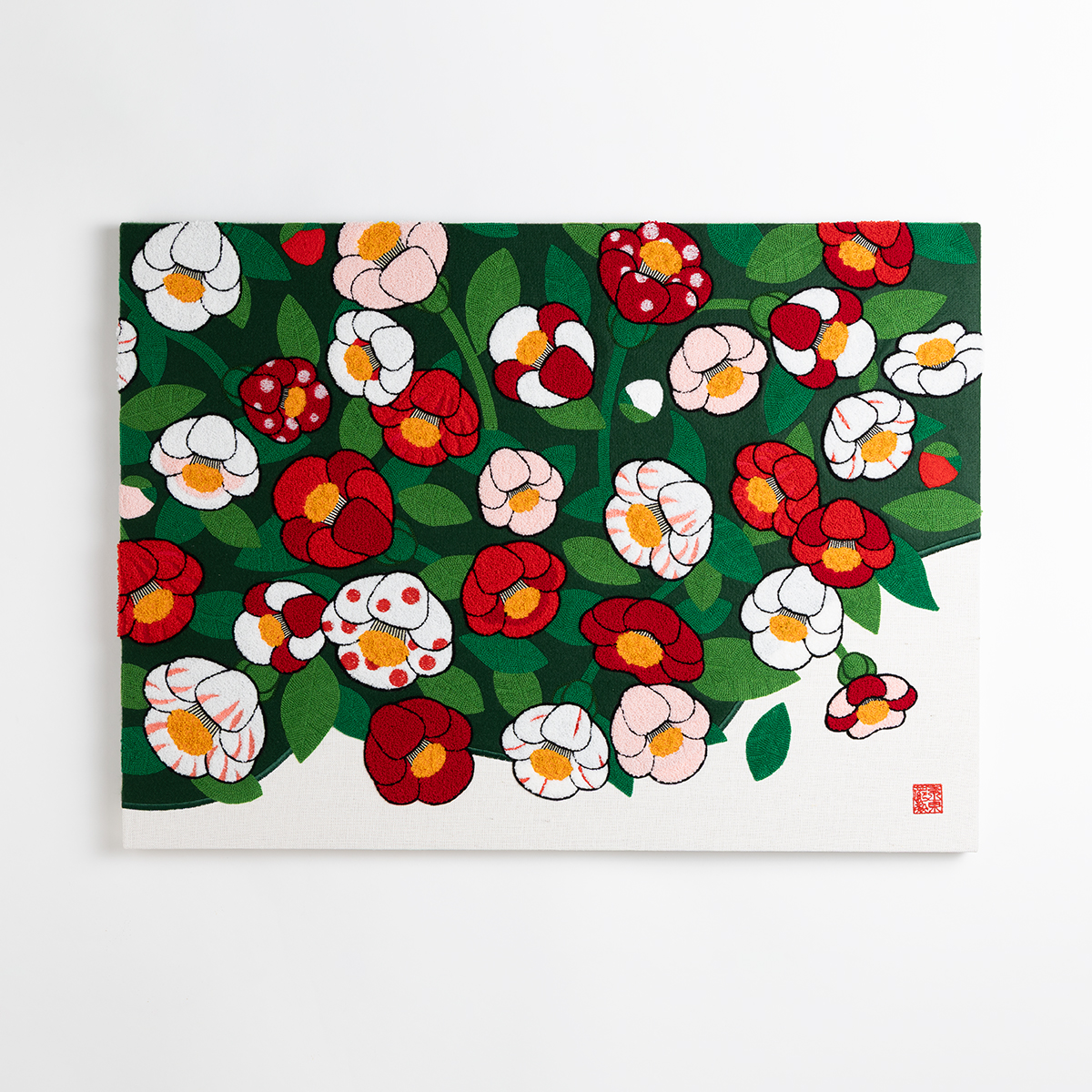 KY15-875R／ファブリックパネル／椿右