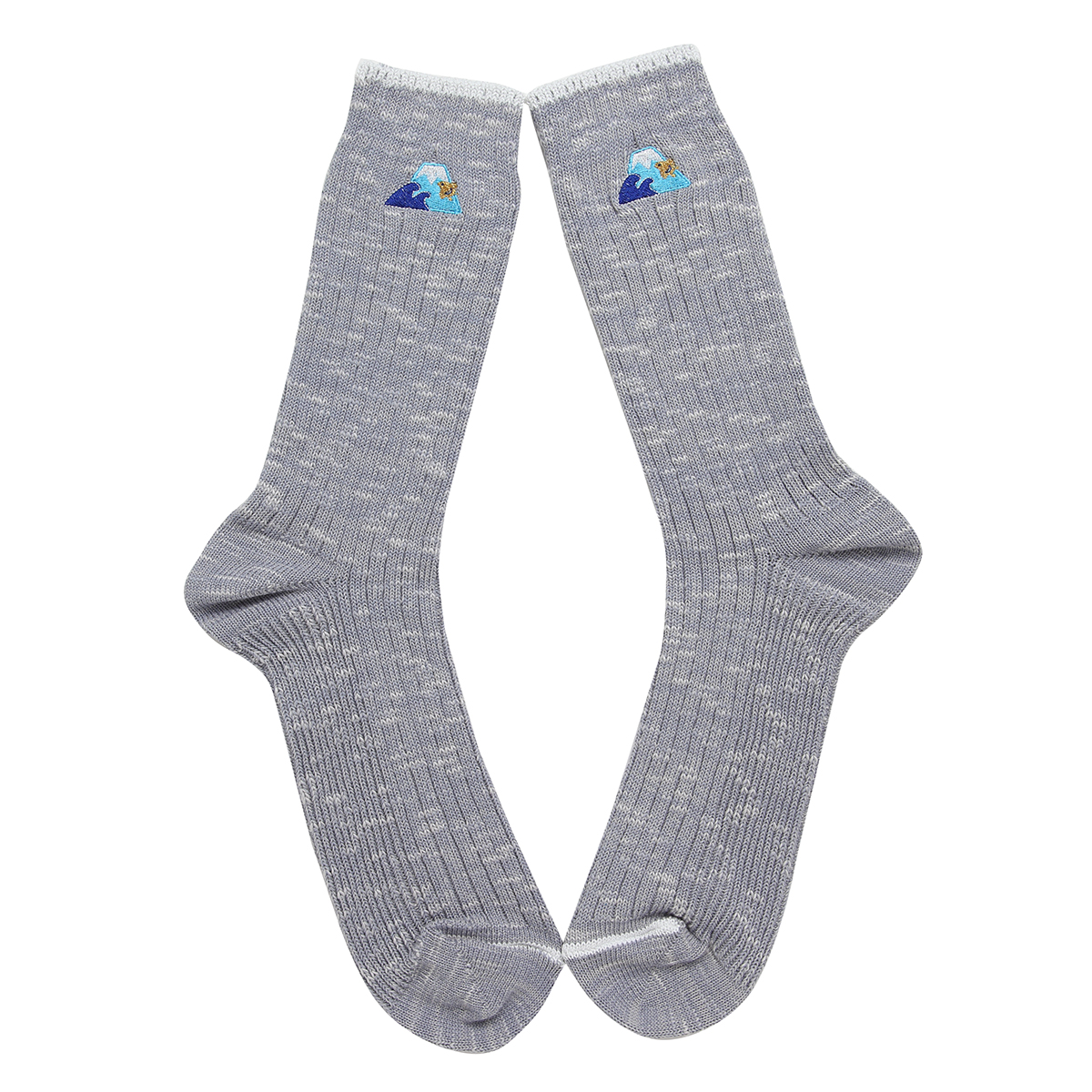 KY18-156G／靴下／青富士(グレー)／【4足までゆうパケット可】