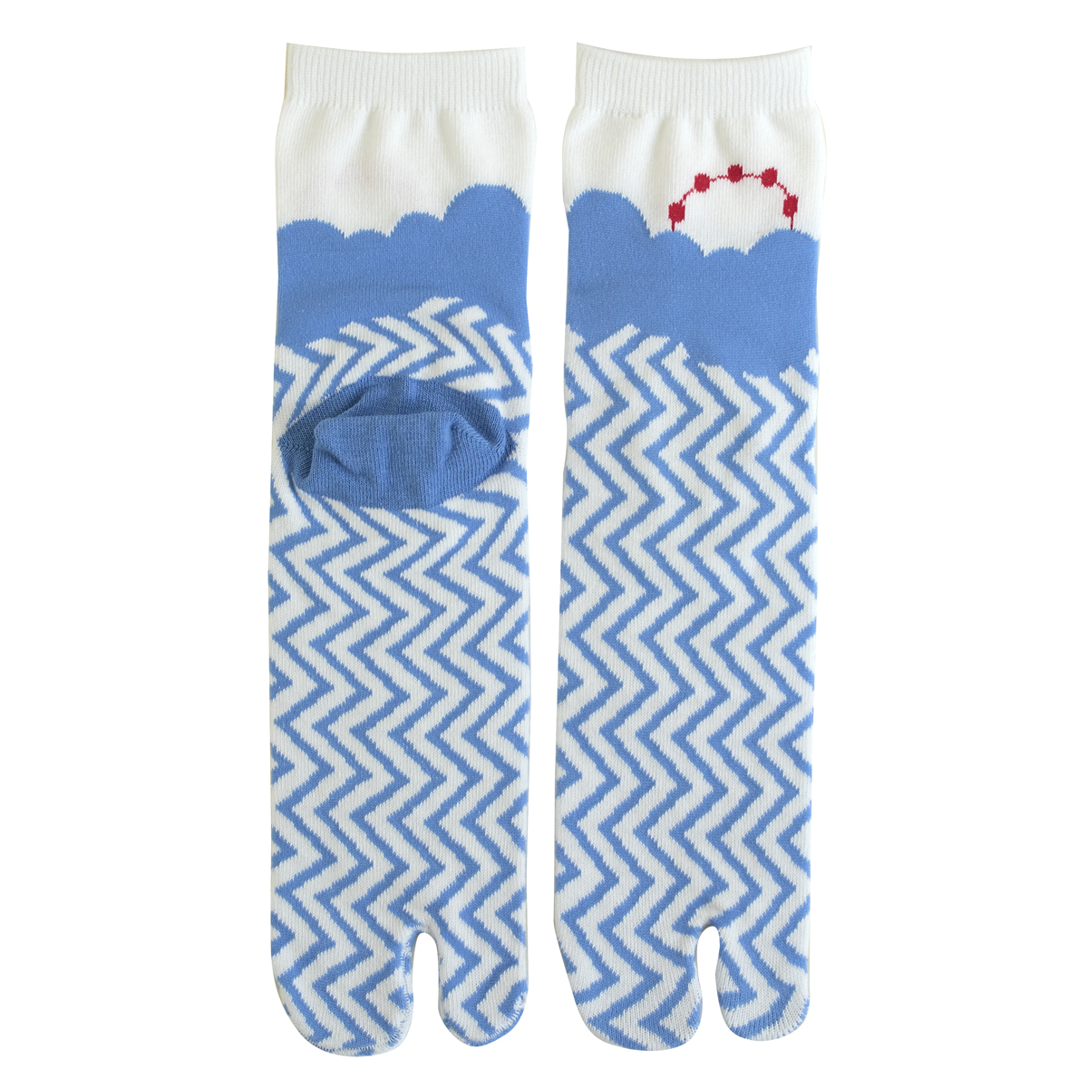 KY18-27／足袋ソックス／雷雨／【4足までゆうパケット可】