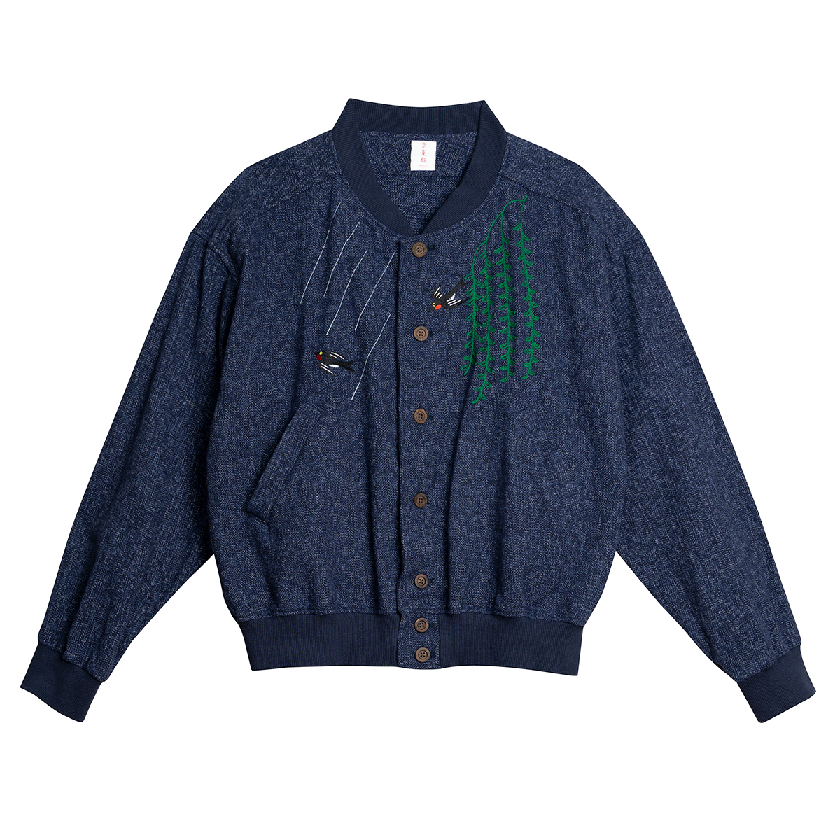 KY27-1222／ブルゾン／白鷺と柳