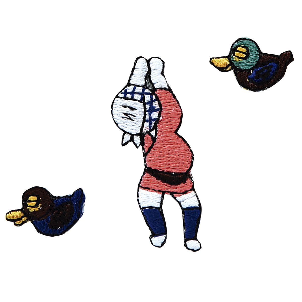 KY37-101／ワッペン／かもとり権兵衛／【ゆうパケット可】