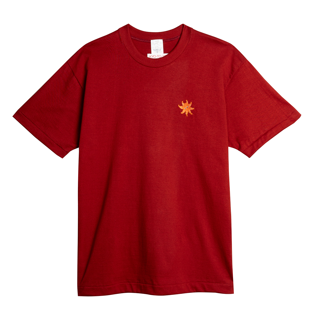 KY54-1189／Tシャツ（えんじ）／たこ