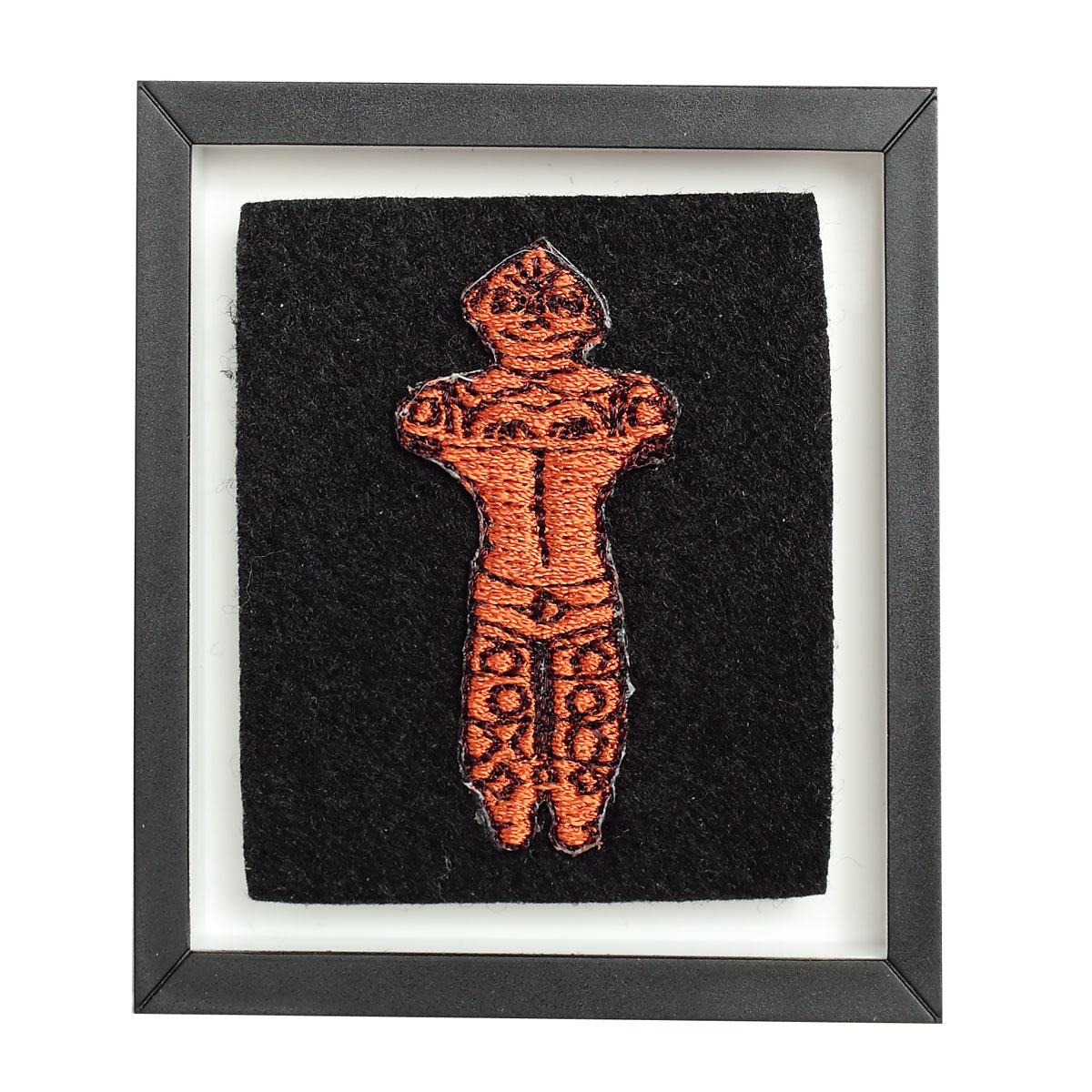 KY60-815／ミニアートフレーム／中空土偶／【8個までゆうパケット可】