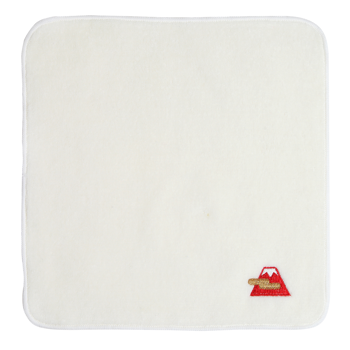 KY68-47W／今治タオルハンカチ／赤富士（白）／【6枚までゆうパケット可】