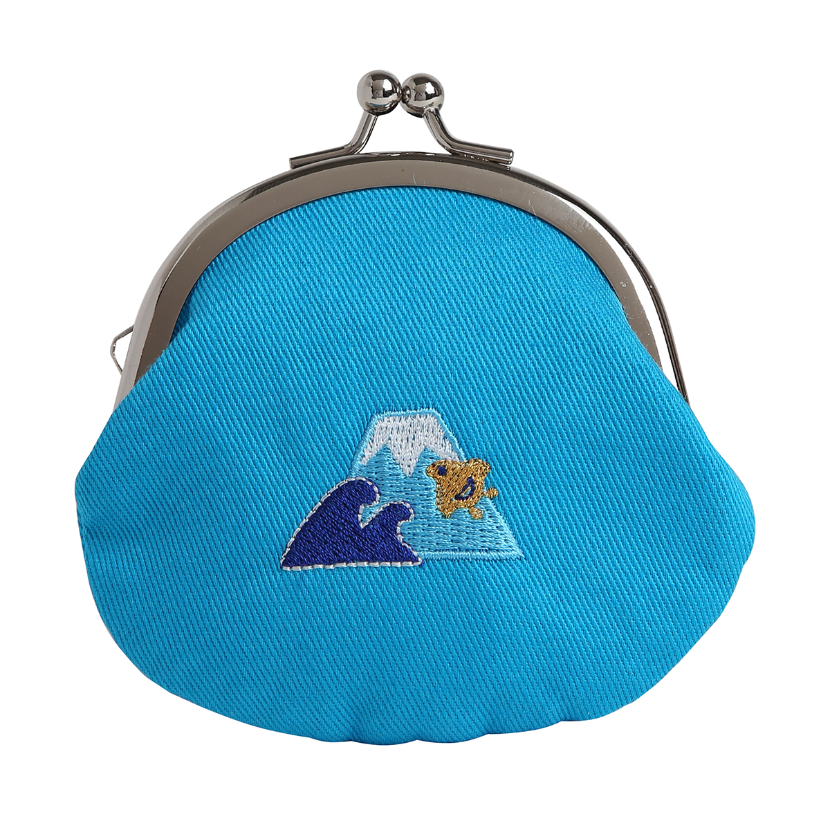 KY70-156／ミニがま口／青富士(青)／【3個までゆうパケット可】