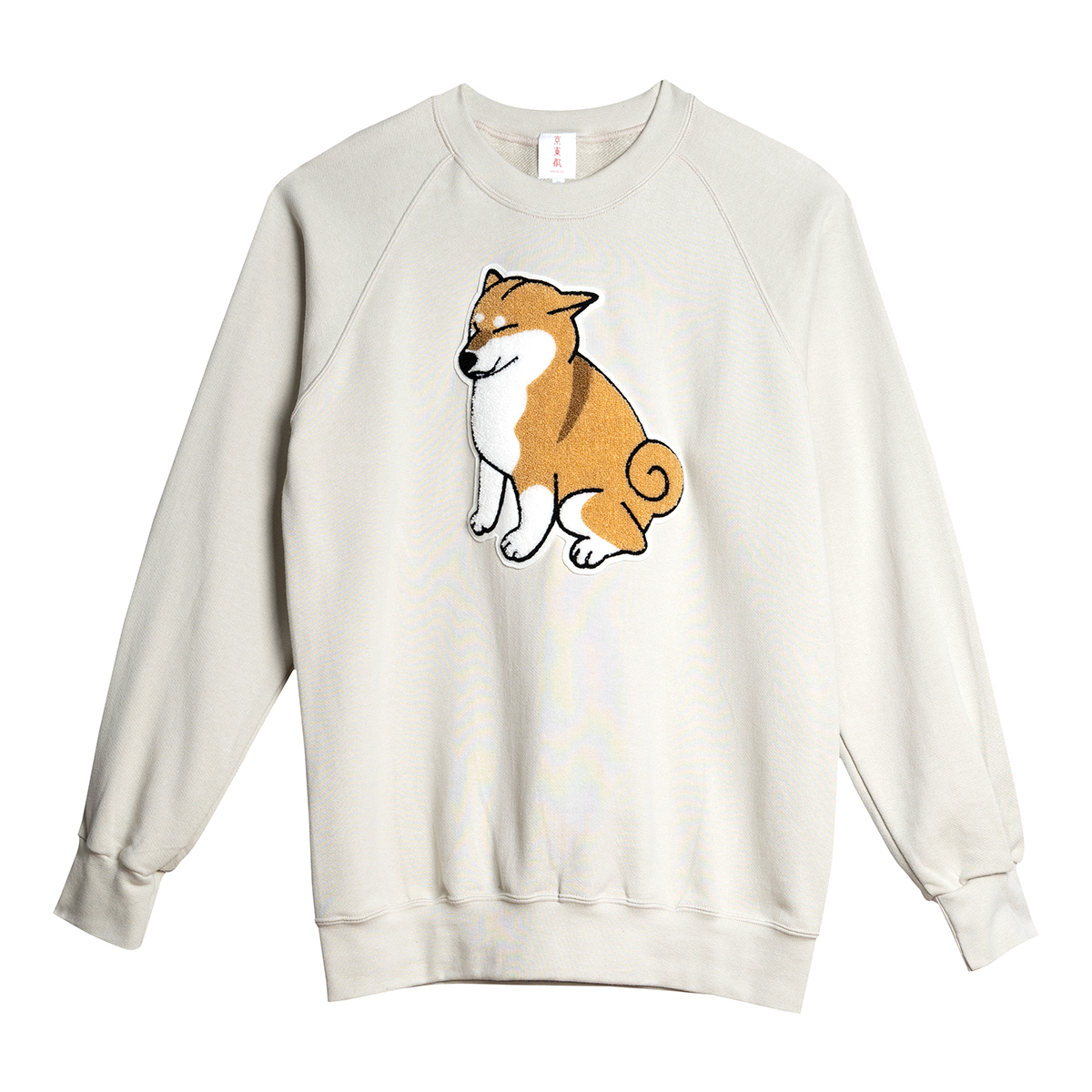 KY87-1158／トレーナー／風が強い柴犬(ストーン)