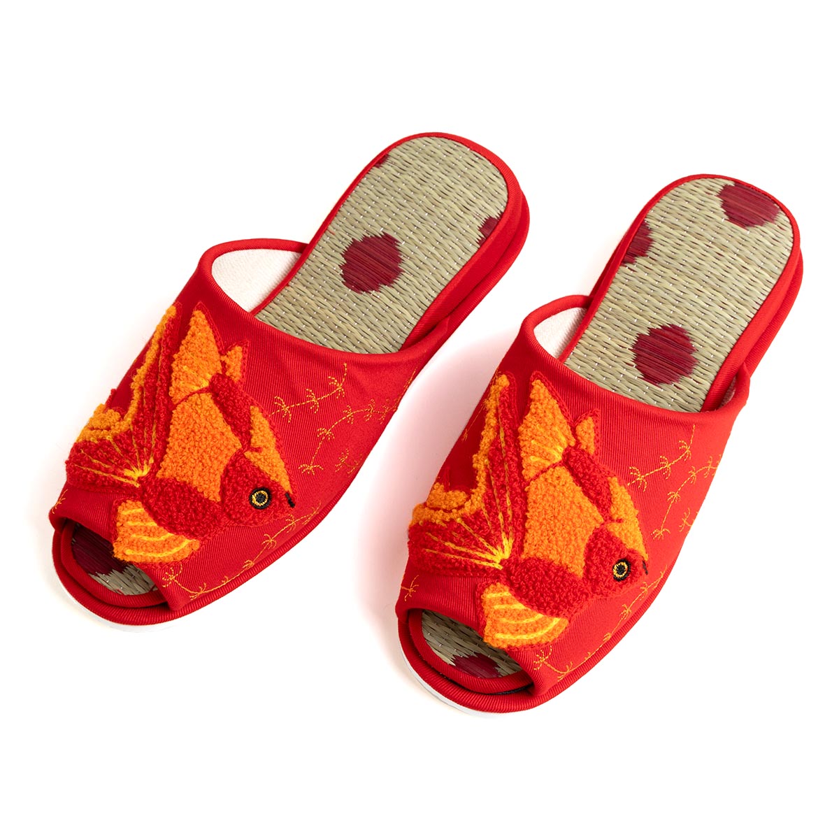 KY98-603A／スリッパ／琉金(赤)