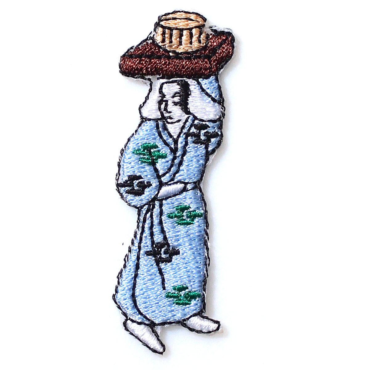 KYW-017／ワッペン／大原女１／【ゆうパケット可】