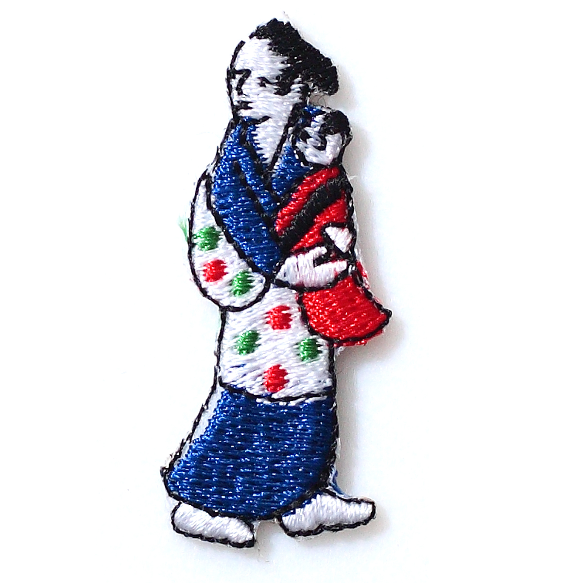 KYW-025／ワッペン／子守り女１／【ゆうパケット可】