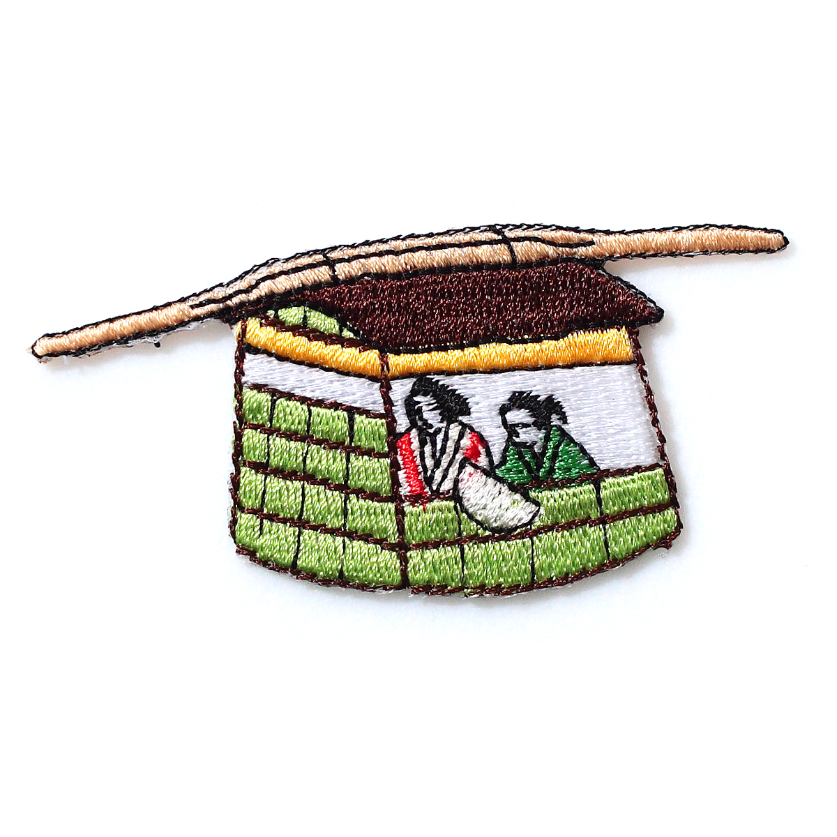 KYW-031／ワッペン／籠屋３／【ゆうパケット可】