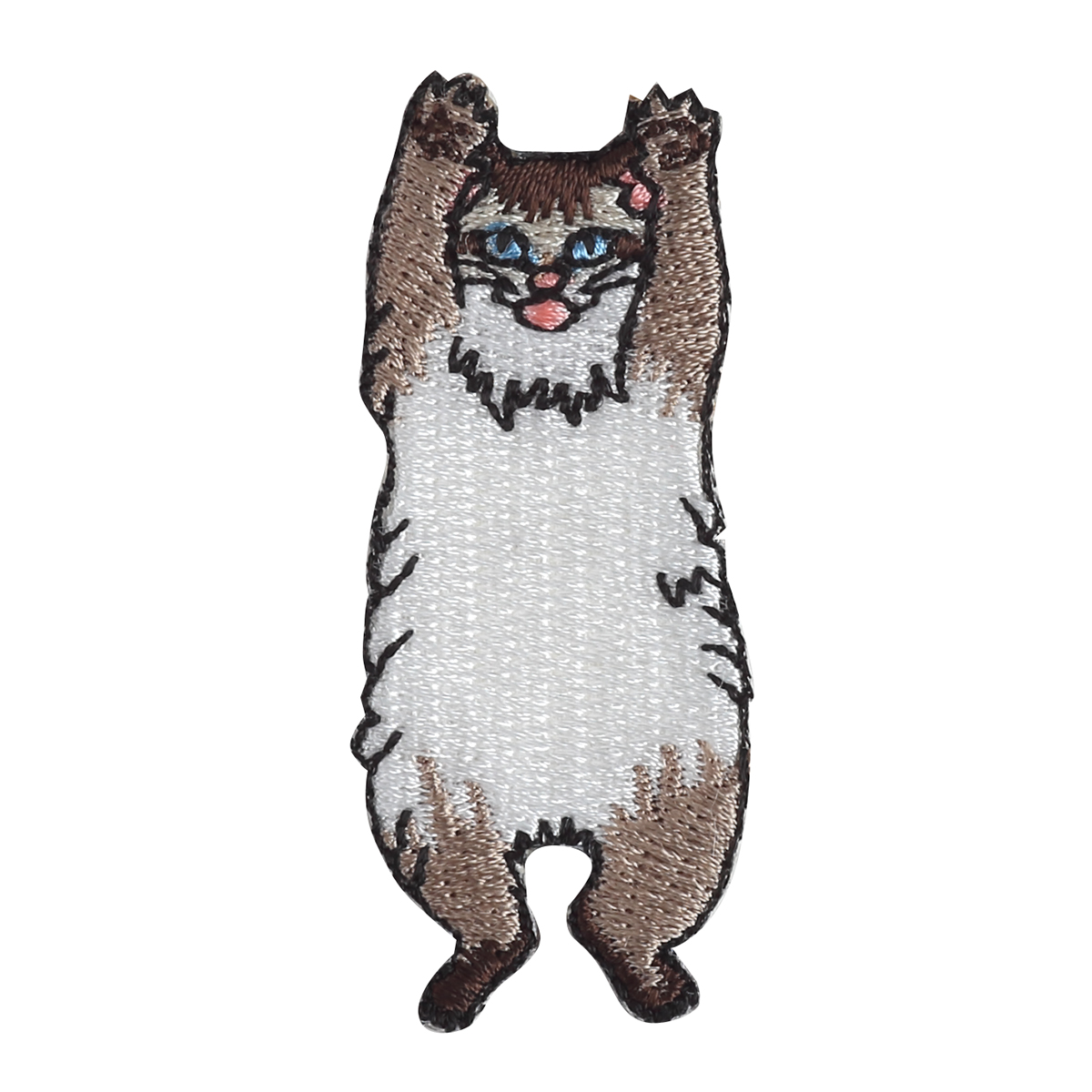 KYWS-1041／ワッペン／猫と蝙蝠の修行／【ゆうパケット可】