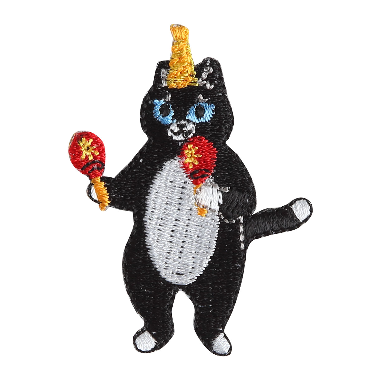 KYWS-1046／ワッペン／モジャ マラカス／【ゆうパケット可】