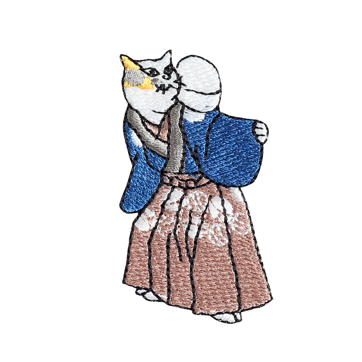 KYWS-1115／ワッペン／流行猫　八重桜／【ゆうパケット可】