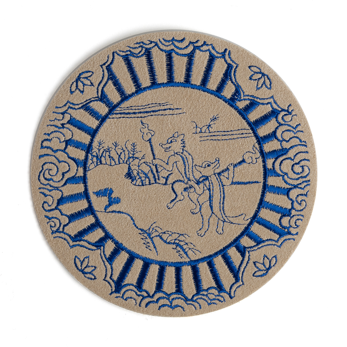 KYWS-139B／ワッペン／狐火big／【ゆうパケット可】