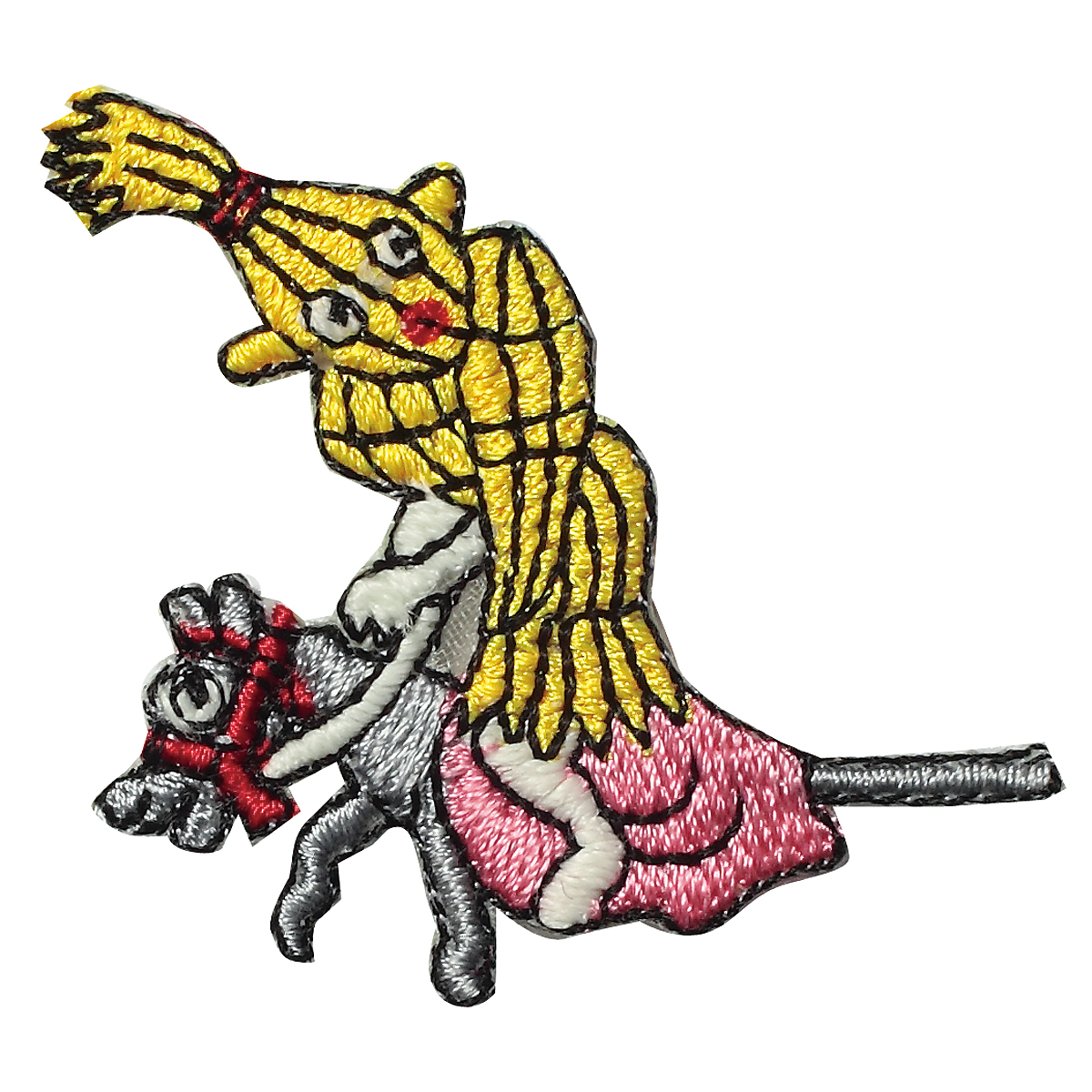 KYWS-144／ワッペン／藁と杖／わらとつえ／【ゆうパケット可】