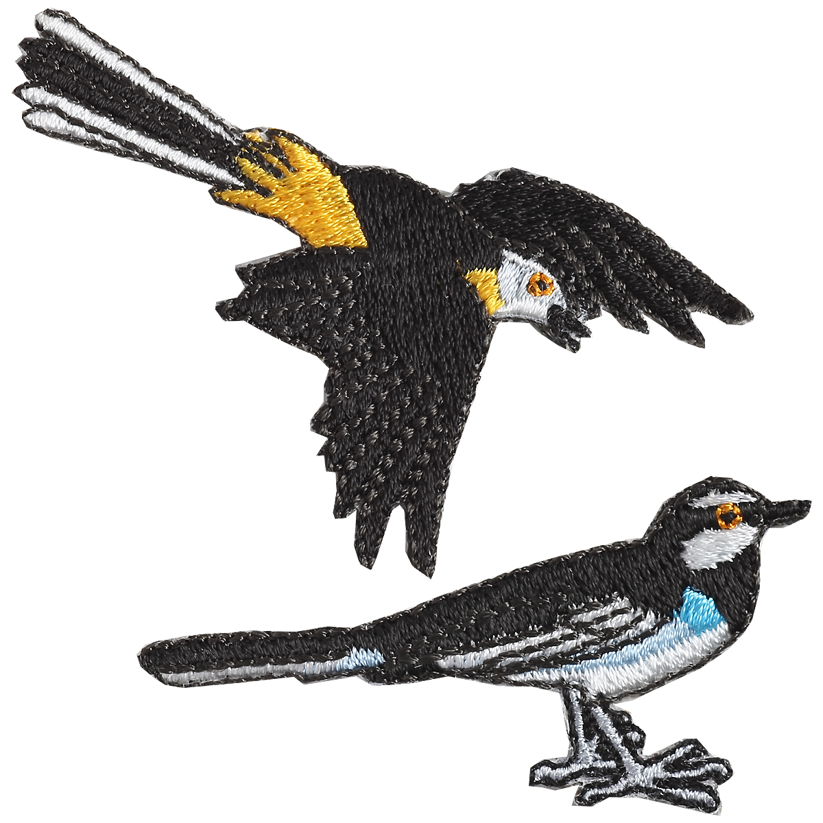 KYWS-719／ワッペン／鶺鴒／せきれい／【ゆうパケット可】