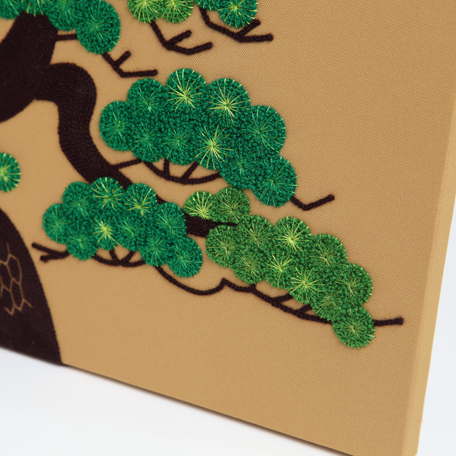 KY15-1113／ファブリックパネル／黒松