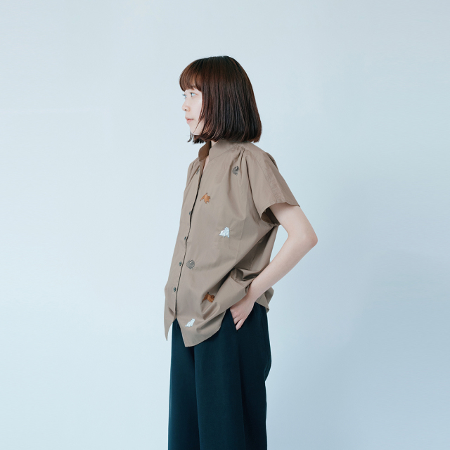 国内発送/ギフトOK☆Since Then☆フレンチ パフスリーブ シャツ babd98a63c4e6171279e8a68e3d8d5