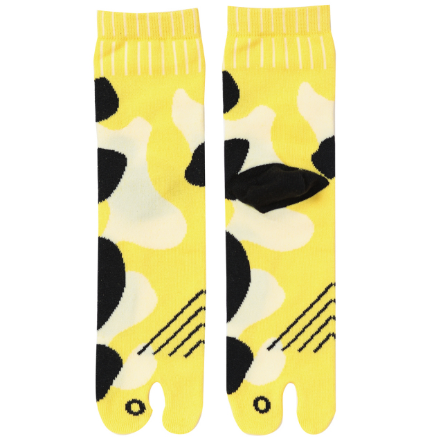 KY18-186／足袋ソックス／金黄写り／【4足までゆうパケット可】