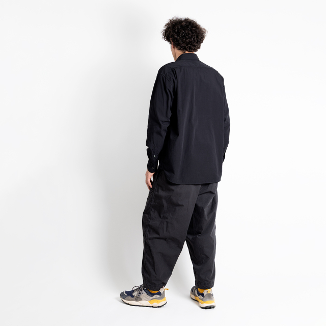 KY19-804AB／メンズシャツ[オーガニックコットン]／相馬の古内裏(黒)