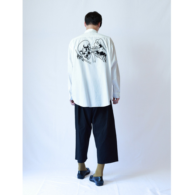 KY19-804WF／メンズゆったりシャツ[オーガニックコットン]／相馬の古