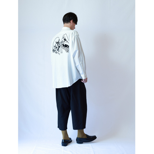 KY19-804WF／メンズゆったりシャツ[オーガニックコットン]／相馬の古