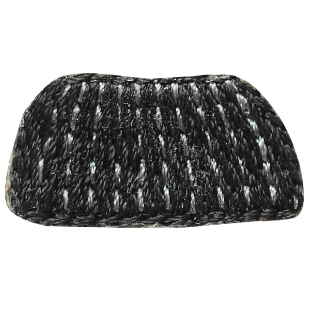 KY37-418／ワッペン／ちょびひげ／【ゆうパケット可】