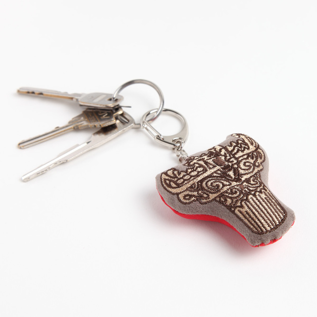 KY42-891／キーホルダー／国宝火焔型土器No.01