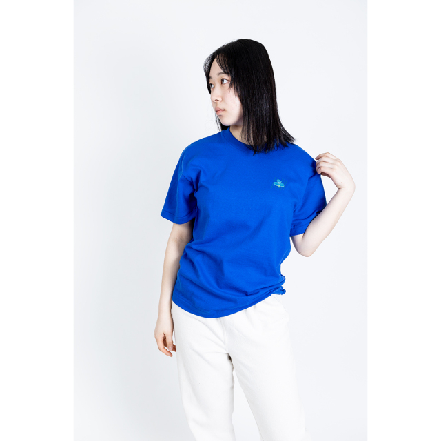KY54-1185／Tシャツ（青）／杜若