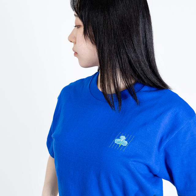 KY54-1185／Tシャツ（青）／杜若
