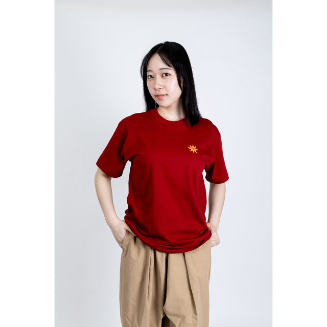 KY54-1189／Tシャツ（えんじ）／たこ