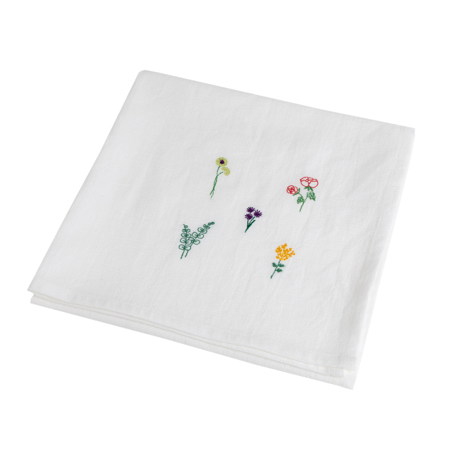 KY59-1098／ティータオル／切り花／【2枚までゆうパケット可】