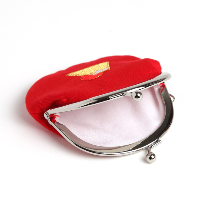 小物 mafuyuki KY70-47R／ミニがま口／金富士（赤）／【3個までゆうパケット可】