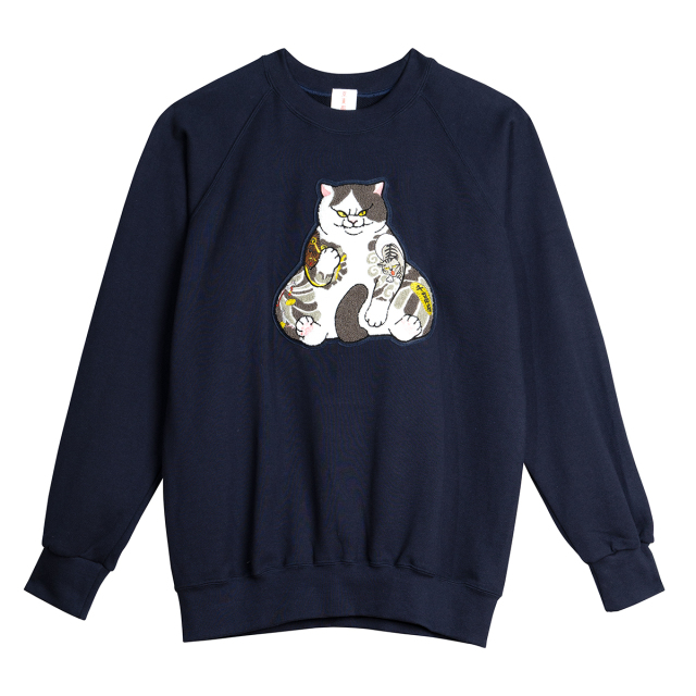KY87-1242／トレーナー／福強請り猫 大親分