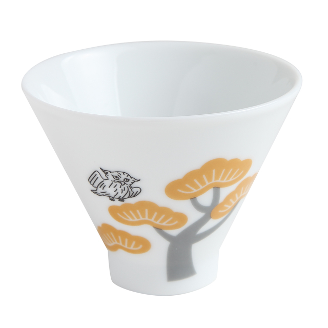 KY94-826／煎茶碗／偽蛙仏(松)