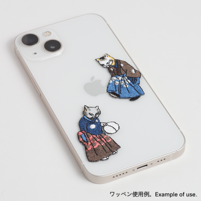 珍品　猫のバス停　長襦袢　１枚 長襦袢 ニコアンティーク 大正浪漫長襦袢 レトロ猫南蛮トランプ