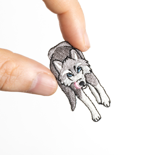 KYWS-1156／ワッペン／エゾオオカミ／【ゆうパケット可】