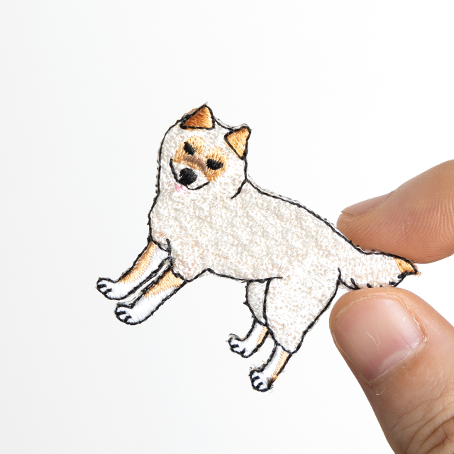 KYWS-1166／ワッペン／山陰柴犬／【ゆうパケット可】