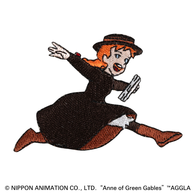 KYWS-1200／ワッペン／駆けていくアン／【ゆうパケット可】