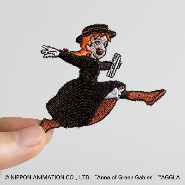 KYWS-1200／ワッペン／駆けていくアン／【ゆうパケット可】