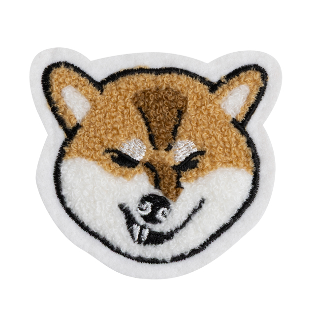 KYWS-1214／サガラワッペン／ムキ柴／【ゆうパケット可】