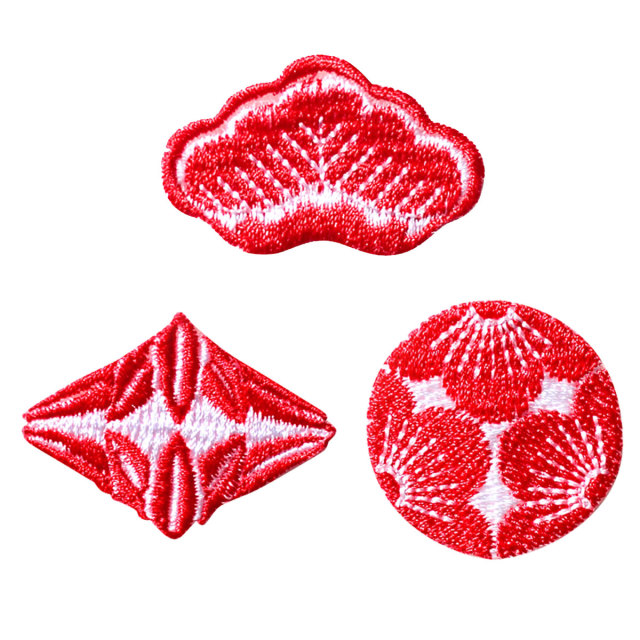 KYWS-13E／ワッペン／松竹梅／【ゆうパケット可】